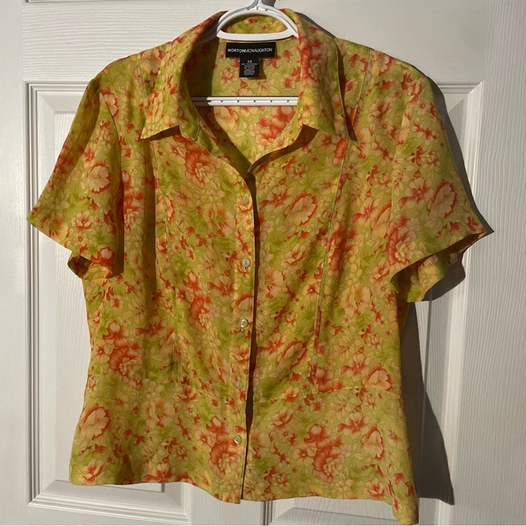 Norton McNaughton Tops - EUC Norton McNaughton floral button down
